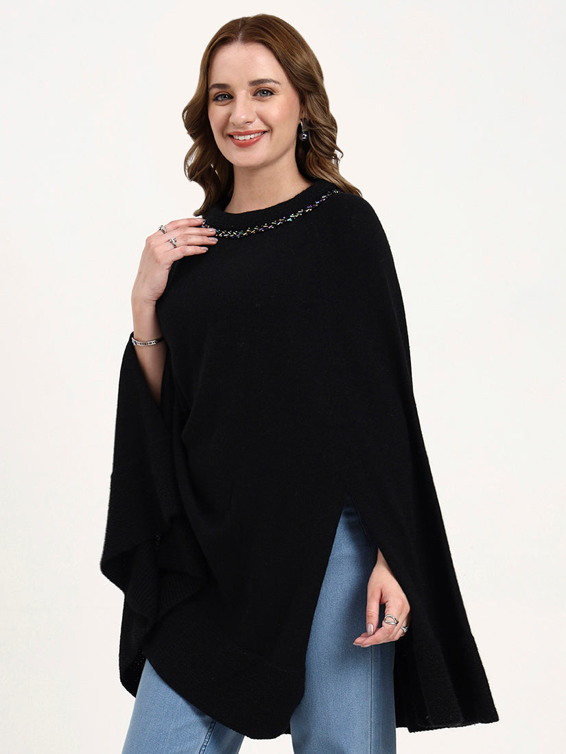 Nocturne Midnight Jewel Poncho