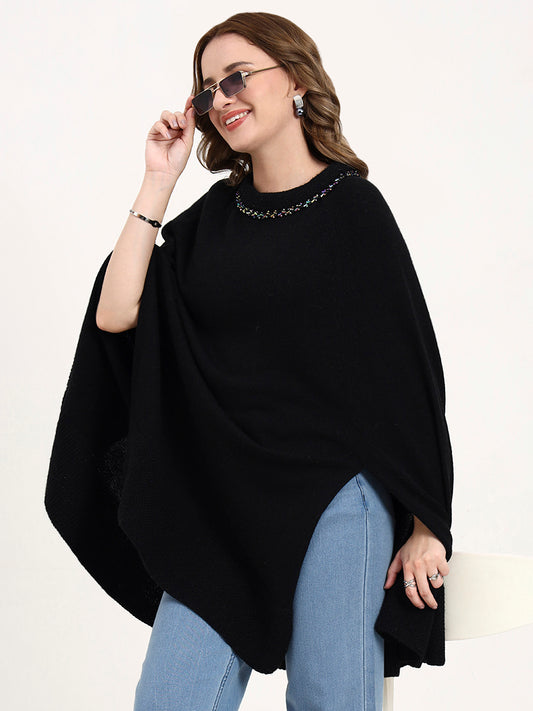 Nocturne Midnight Jewel Poncho