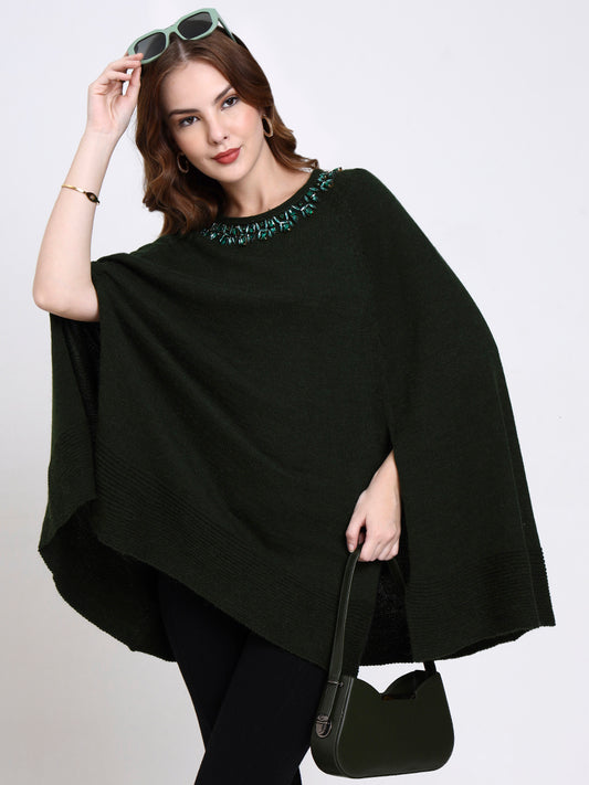 Emerald Crest Poncho