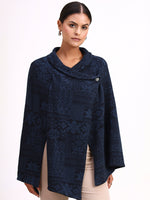 Bleu Patrimoine Poncho