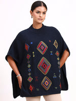 Midnight Mosaic Poncho