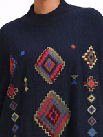 Midnight Mosaic Poncho