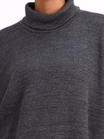 Graphite Cowl Poncho