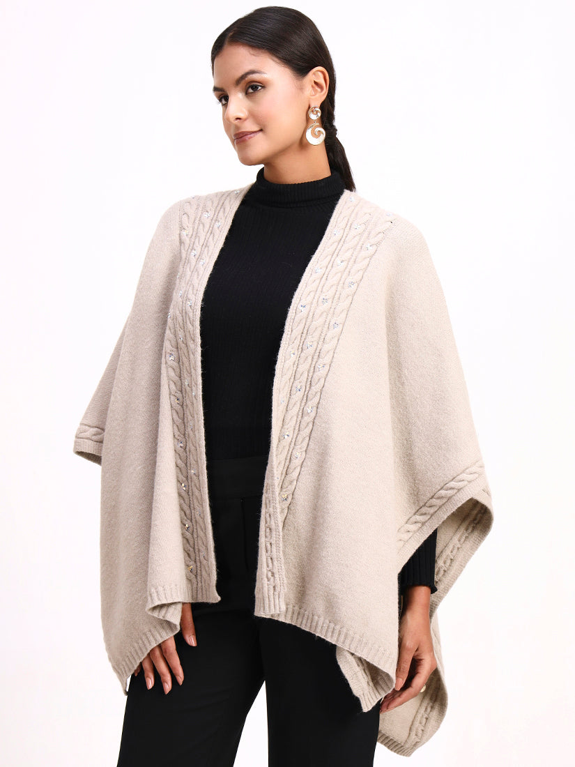 Ivoire Botanique Poncho