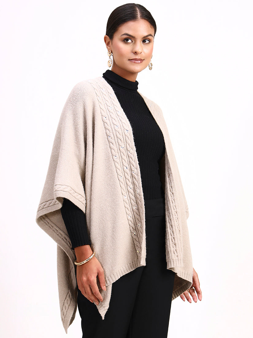 Ivoire Botanique Poncho