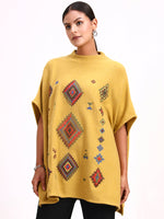 Ochre Mosaic Poncho