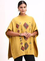 Ochre Mosaic Poncho
