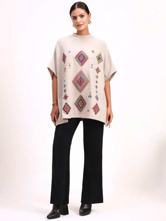 Sable Mosaic Poncho