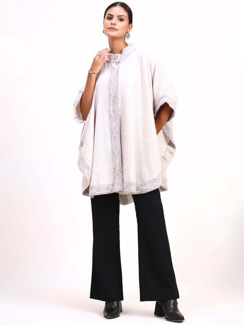 Céladon Tissé Cape