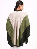 Olive d'Hiver Poncho