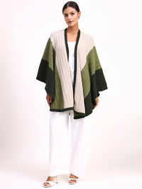 Olive d'Hiver Poncho