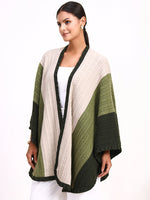 Olive d'Hiver Poncho