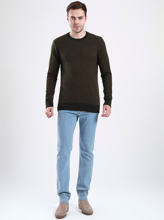 Ashcombe Textured Lambswool Pullover