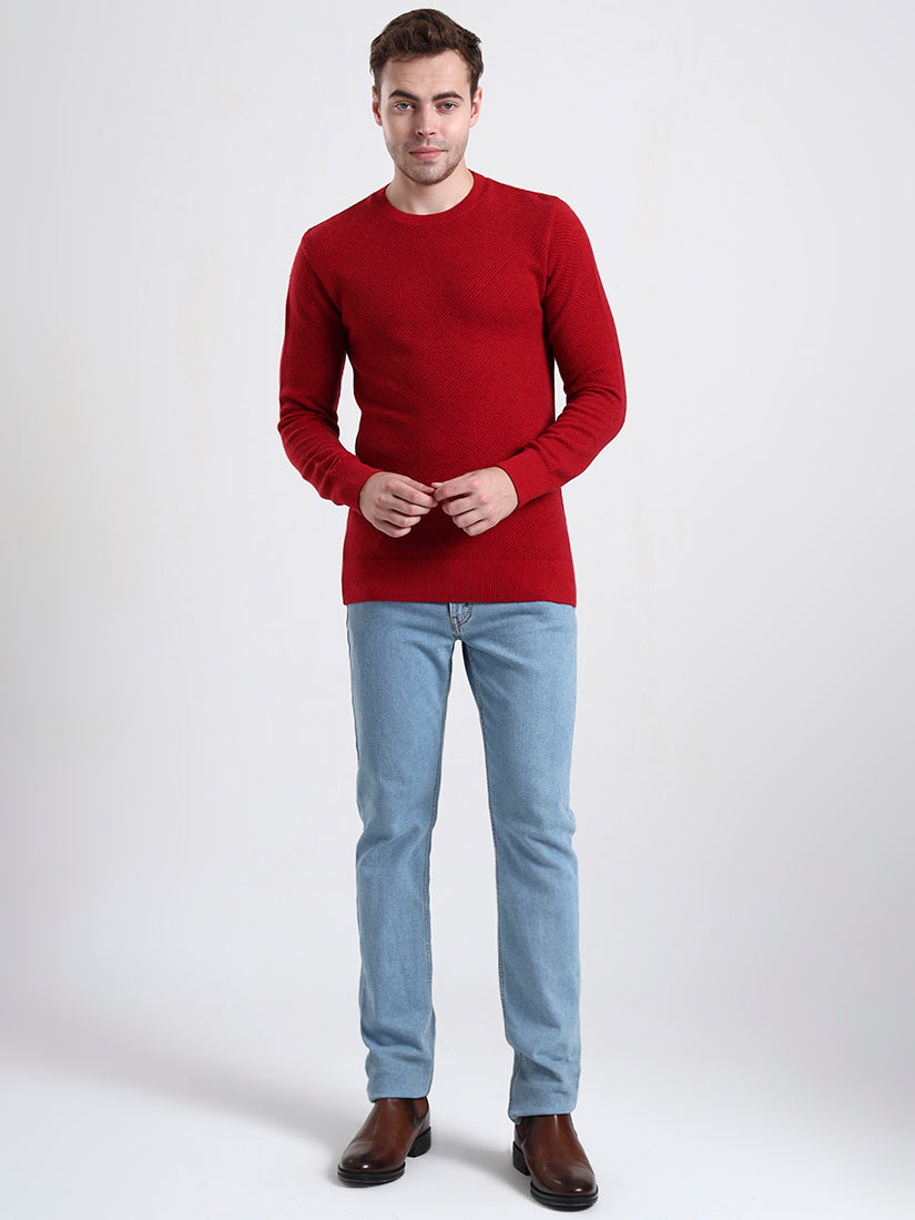 Roslin Textured Lambswool Pullover