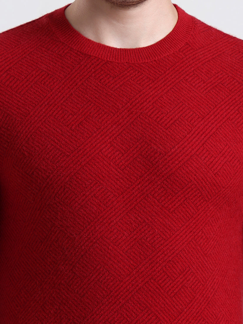 Roslin Textured Lambswool Pullover