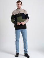Highland Mosaic Quarter-Zip Sweater