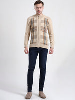 Winter Ivory Check Cardigan