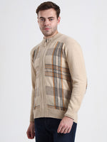 Winter Ivory Check Cardigan
