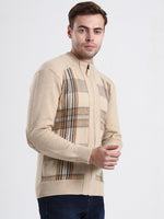 Winter Ivory Check Cardigan