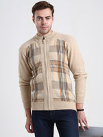 Winter Ivory Check Cardigan