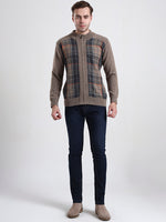 Highland Fawn Check Cardigan