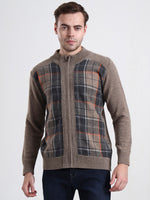 Highland Fawn Check Cardigan