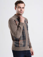 Highland Fawn Check Cardigan