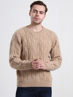 Highland Cable Fawn Sweater