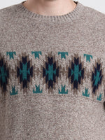 Highland Crest Motif Sweater