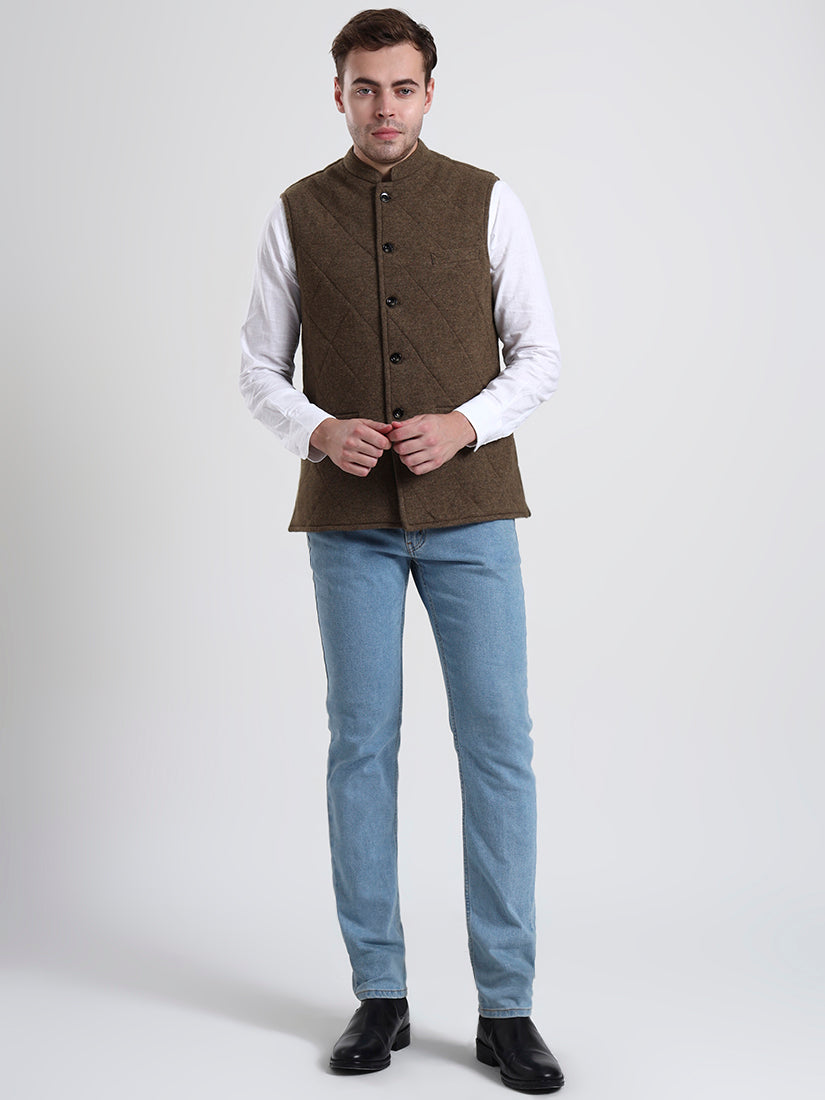 Alder Lambswool Quilted Waistcoat