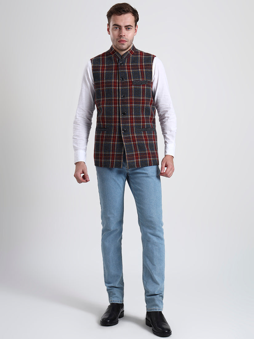 Cairn Tartan Lambswool Waistcoat