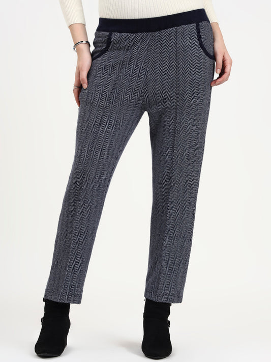 Aven Twilight Herringbone Trouser