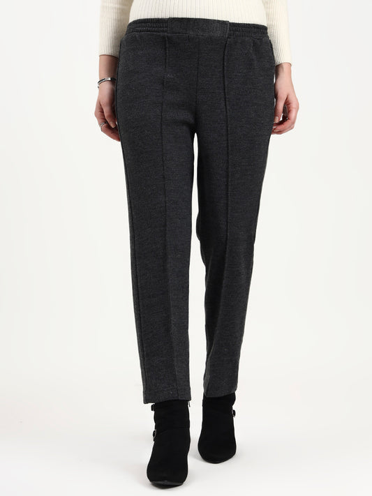 Shadow Haze Textured Knit Trouser