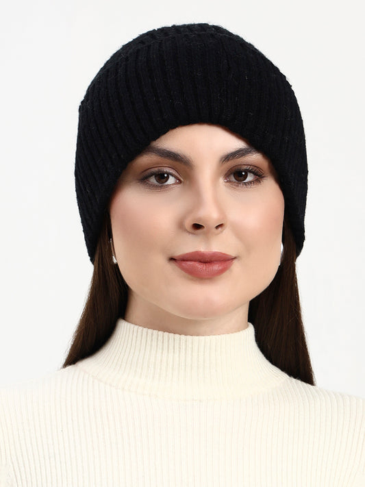 Highland Night Black Beanie