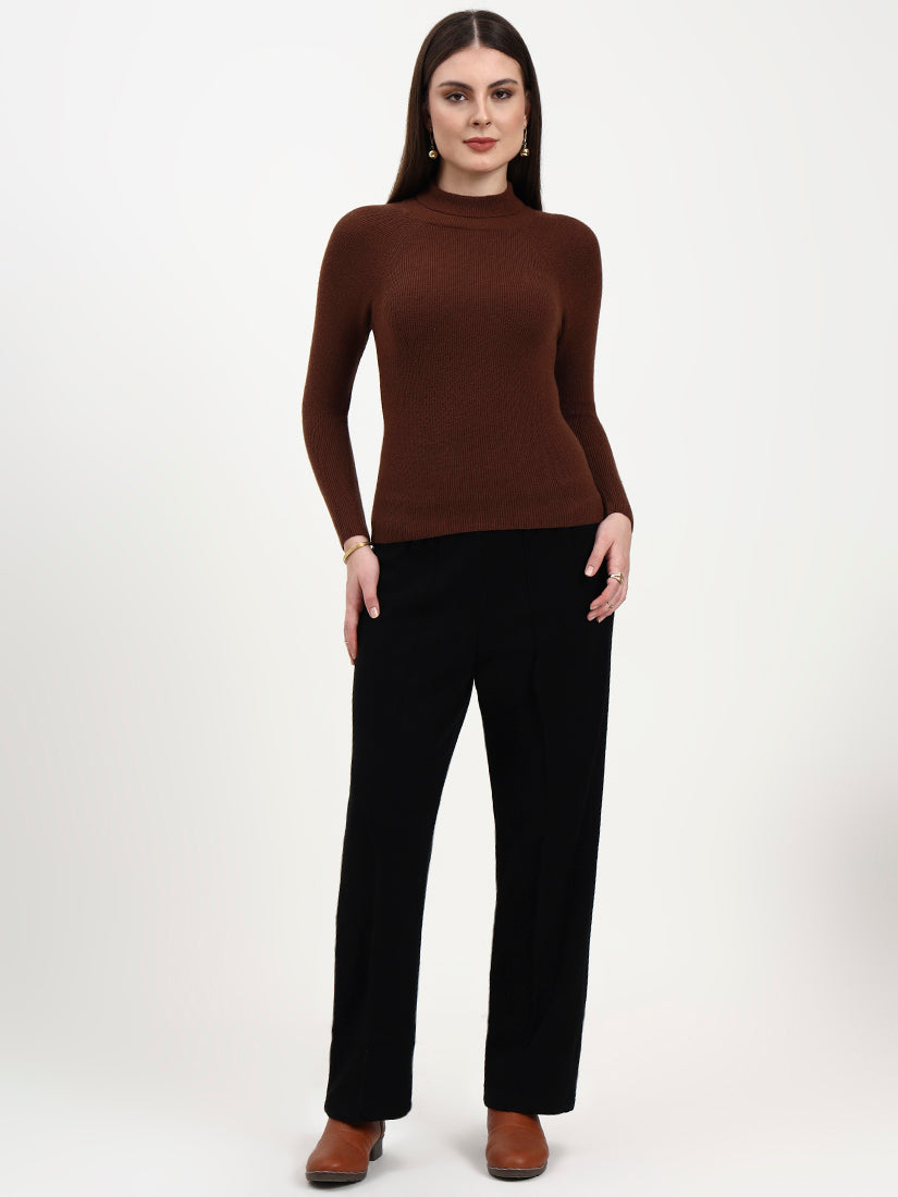 Burnt Hazel Knit Skivi