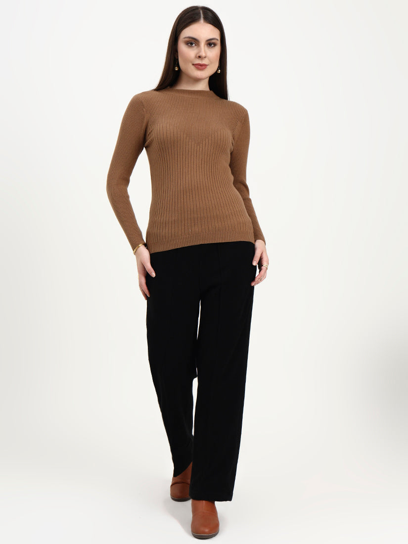 Moorside Caramel Knit Skivi