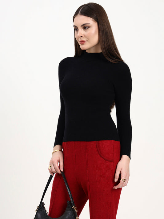 Inkshade Black Knit Skivi