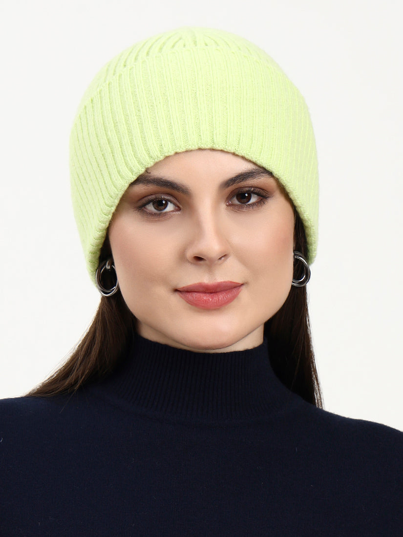Peridot Brilliance Knit Beanie