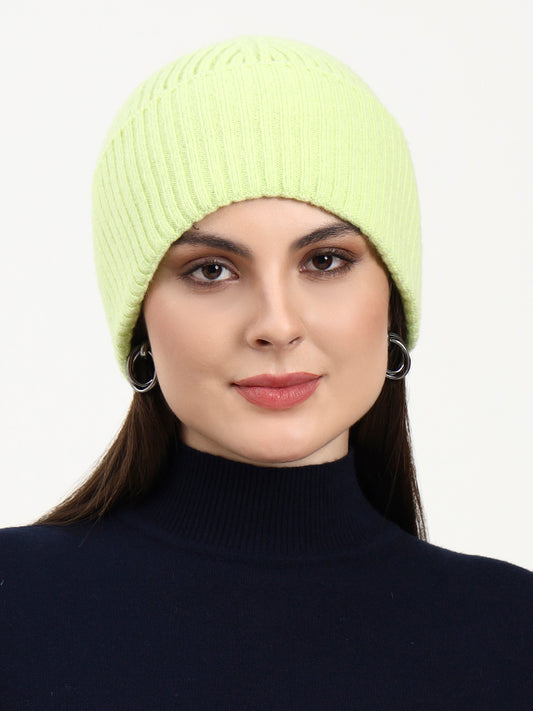 Peridot Brilliance Knit Beanie