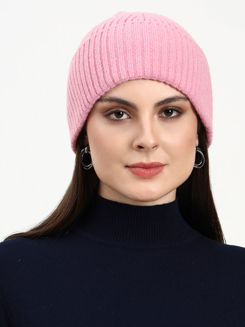 Diamond Blush Knit Beanie