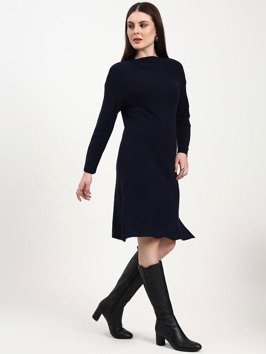 Twilight Navy Midi Dress