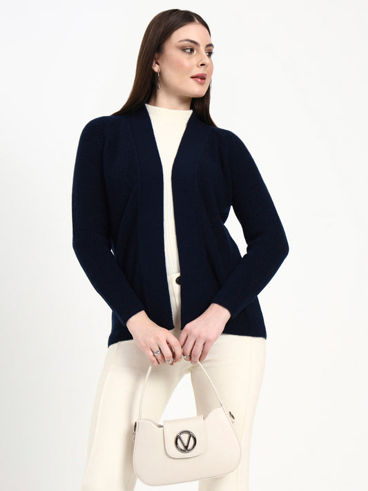 Aveline Midnight Drape Cardigan