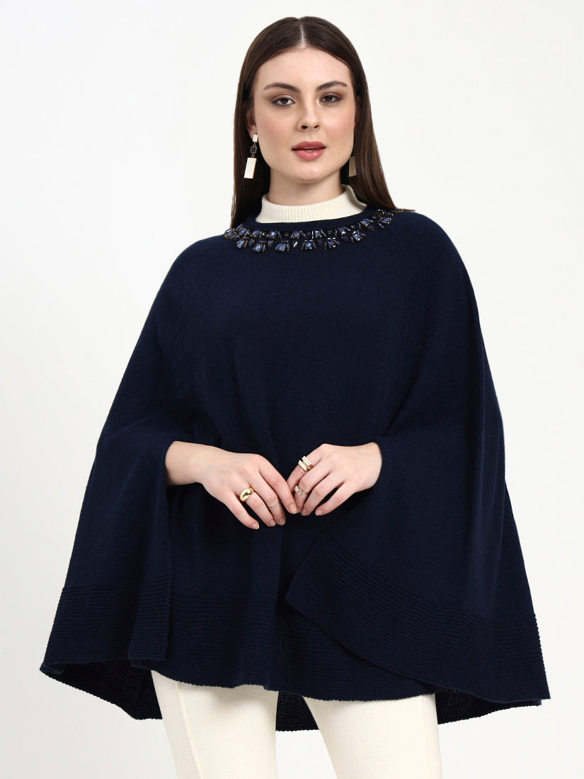 Eclipse Jewel Accent Poncho