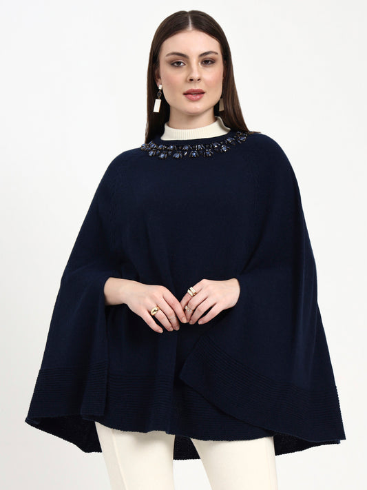 Eclipse Jewel Accent Poncho