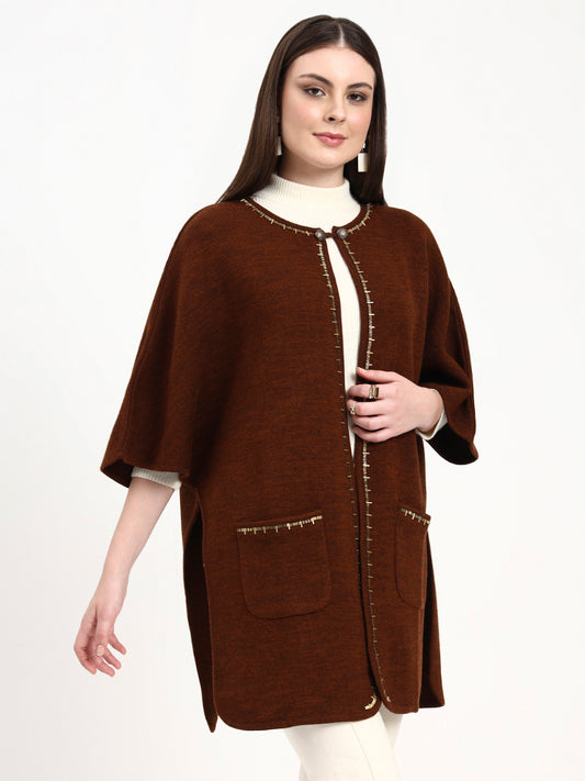 Noelle Amber Border Cape