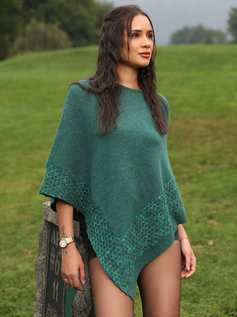 Verde Alpino Poncho