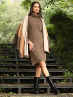 Sable Tricolore Poncho