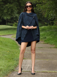 Bleu Patrimoine Poncho