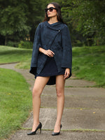Bleu Patrimoine Poncho