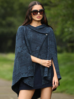 Bleu Patrimoine Poncho